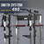 DONOW Smith Machine with Weight Stacks, Power Cage Home Gym System with LAT Pulldown Cable Crossover Multi-Functional Trainer with Dual Pulley System with Weight Bench Cast Iron Weight Plates 240lbs