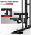 DONOW Smith Machine with Weight Stacks, Power Cage Home Gym System with LAT Pulldown Cable Crossover Multi-Functional Trainer with Dual Pulley System with Weight Bench Cast Iron Weight Plates 240lbs
