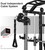 DONOW Smith Machine with Weight Stacks, Multi Function Home Gym System Training Power Cage Squat Rack Dual Cable Crossover Machine All in One
