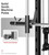 DONOW Smith Machine with Weight Stacks, Multi Function Home Gym System Training Power Cage Squat Rack Dual Cable Crossover Machine All in One