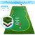 BOBURN Golf Putting Green/Mat-Golf Training Mat- Professional Golf Practice Mat- Green Long Challenging Putter for Indoor/Outdoor