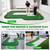 5 x 9.5 ft Golf Practice Putting Mat Professional Golf Training Mat with 5 Flags 3 Movable Cups 6 Golf Balls, for Indoor Outdoor