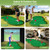 Golf Putting Green Indoor Practice Putting Green Mat 10 * 5FT,Large =Golfing Training Mat with 3 Cups & 3 Flags