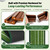 10ft Golf Putting Mat with Auto Ball Return, 2 Holes & Wood Frame | Indoor Putting Green for Home & Office