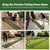 10ft Golf Putting Mat with Auto Ball Return, 2 Holes & Wood Frame | Indoor Putting Green for Home & Office