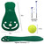 Indoor/Outdoor Golf Putting Practice or Golf Game with 78" x 24" Putting Mat, Adjustable Putter, 3 Balls, Training Aid Cup & Flags