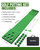 Golf Putting Game Set, Portable Green Mat with 2 Putter, 2 Ball, Cups, Bag | indoor, outdoor, golf putting practice, putter ball, putting green, 2–4 players