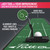 PuttOUT Medium Putting Mat - Perfect Your Golf Putting (7.9ft x 1.6ft)(Green)