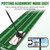 Golf Putting Green Indoor Putting Mat with Auto Ball Return, Solid Wood Base and Crystal Velvet Mat, Ideal for Home, Office