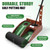 Golf Putting Green Indoor Putting Mat with Auto Ball Return, Solid Wood Base and Crystal Velvet Mat, Ideal for Home, Office
