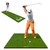 Dual-Mode Golf Hitting & Putting Mat Indoor Outdoor Training Turf | Dual function golf practice turf for garage backyard simulator