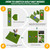 Dual-Mode Golf Hitting & Putting Mat Indoor Outdoor Training Turf | Dual function golf practice turf for garage backyard simulator