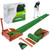 Portable Golf Putting Mat with Auto Ball Return - Practice Putting Green Training Mat for Indoor and Outdoor, Home, Backyard, Office