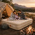 LunaDream King Air Mattress with USB Rechargeable Built-in Pump, Wireless Inflatable Airbed, FlexWeave Tech for 1100 lbs Enhanced Support