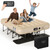 Simpli Comfy Queen EZ Bed Self-Inflating Air Mattress with Built-in Frame, Pump and Wheeled Case