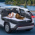 4-inch Hybrid Support Camping Mattress & Slope-Cancel Layer, Inflatable SUV Car Bed with Built-in Rechargeable Pump for Road Trip Sleeping