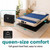 SereneLife (Queen) EZ Bed Air Mattress with Frame and Rolling Case - 3 Min Self Inflating Air Bed with Upgraded U-Coil Mattress and Premium Soft Flocked Top