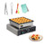 Commercial Mini Pancake Maker, Hole Dual Pans (Round or Heart), Non-Stick
