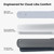 4-inch Hybrid Support Camping Mattress & Slope-Cancel Layer, Inflatable SUV Car Bed with Built-in Pump for Road Trip Sleeping (RAV4 Plug-in)