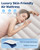 KINGJERRY Queen Air Mattress with Built in Pump, Upgraded Air Chamber, 18" Raised Comfort Inflatable Mattress, 800 lbs Heavy-Duty Support