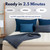 King Koil 20" California King Air Mattress with Built-in High-Speed Pump - CNN Underscored Top Pick, Sleeps Like a Real Bed, Fast Inflation