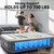 OlarHike Air Mattress Queen with Built in Pump, Inflatable Mattress Blow up Mattress, 18" Colchones Inflables Foldable Air Bed for Guest & Home