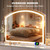 48" x32” Vanity Mirror with LED Lights, Arch Makeup Mirror with 10X
