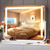 Makeup Mirror,Dimmable Smart Touch Control Mirror with Lights for Bedroom