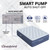 Full Size Air Mattress with Built-in Pump, Raised Inflatable Bed for Adults, Puncture-Resistant Vinyl, Auto Shut-Off, 650lb Support, Guest Bed