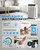 Air Purifier for Home Large Room Up to 3850Ft² with Washable Filter, HEPA Air Cleaner with AQI Display, Trend Graph, Smart App Control