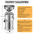 Commercial Peanut Butter Machine, 1100 W Low Noise Household Electric Grain Grinder