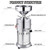 Commercial Peanut Butter Machine, 1100 W Low Noise Household Electric Grain Grinder