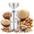 Peanut Butter Machine Electric Grain Mill with Funnel Commercial Spice Grinder Stainless Steel