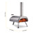 12 Multi-fuel Outdoor Portable Pizza Oven - Reaches 950°F and Cooks 12 Inch Pizzas
