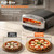 BIG HORN 14-Inch Indoor Pizza Oven, 850°F High-Heat Electric Countertop Pizza Oven
