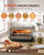 13-in-1 Countertop Pizza Oven, 90-Second 12 Inch Pizza, up to 850°F, 6 Presets & 6 Bake Modes