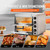 VEVOR Commercial Pizza Oven Countertop, 14" Double Deck Layer, Stainless Steel Electric Pizza Oven