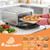 12-Inch Electric Outdoor Pizza Oven, 2-minute Pizza, 850℉ Max Temperature
