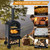 Happygrill Outdoor Pizza Oven Wood Fired, Portable Pizza Maker Grill w/Stone, Peel