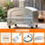 BIG HORN Gas Pizza Oven, Portable Propane Pizza Oven with 15 inch Pizza Stone