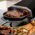 Outdoor Gas Pizza Oven, 80-Second Countertop Pizza Maker | with Gas Hose & Regulator, Pizza Stone