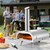 VEVOR Dual Fuel Pizza Oven Outdoor, 12 Inch Wood Fire & Propane Gas Pizza Oven