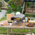 Outdoor Gas Pizza Oven with Automatic Rotating Stone - 39 lbs Heavy Duty Propane Pizza Stove