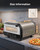 12-Inch Electric Countertop Pizza Oven, Indoor Pizza Maker with 6 Cooking Presets