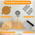 Pizza Oven Indoor, 12 Inch Retro Pizza Maker, Rapid Heating 800˚F, 1200W Glazed Ceramic Stone