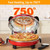 Sunvivi Electric Indoor Pizza Oven: Countertop Pizza Maker with Temp Control Knob, Heats up to 770℉