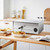 Giantex Electric Pizza Oven Indoor, Stainless Countertop Pizza Maker with Timer, Removable Crumb Tray
