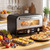 1700W Electric Pizza Oven Indoor, 6 Presets & 2-Min Rapid Baking Heats up to 750℉, Countertop Pizza Oven