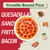 000W Pizza Maker, 2-in-1 Indoor Griddle and Pizza Cooker, 8.5" 180° Open Nonstick Plate for Quesadilla