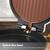 000W Pizza Maker, 2-in-1 Indoor Griddle and Pizza Cooker, 8.5" 180° Open Nonstick Plate for Quesadilla